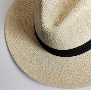 😎 Bestseller New Mens Beige Straw Beach Hat 🏖️